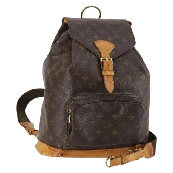 LOUIS VUITTON Monogram Montsouris GM Backpack - Picture 1 of 15